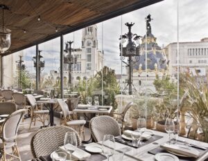 Plus beau restaurant panoramique d'Europe : Atico, Madrid